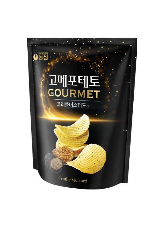 '고메포테토 트러플머스터드맛' 제품 이미지.<농심 제공>